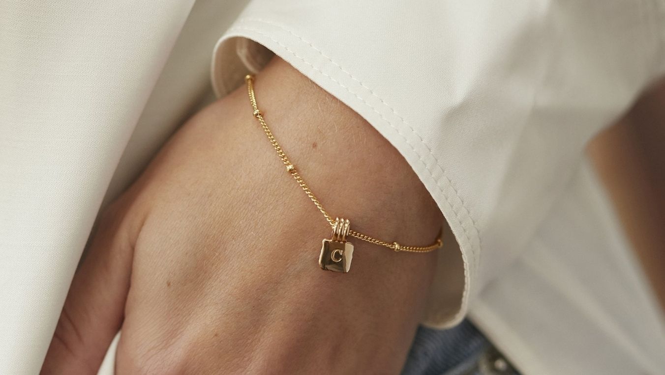 Personalised Bracelets For Women | Engraved Bracelets | Initial ...