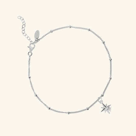 Mother & Child Anklet Silver