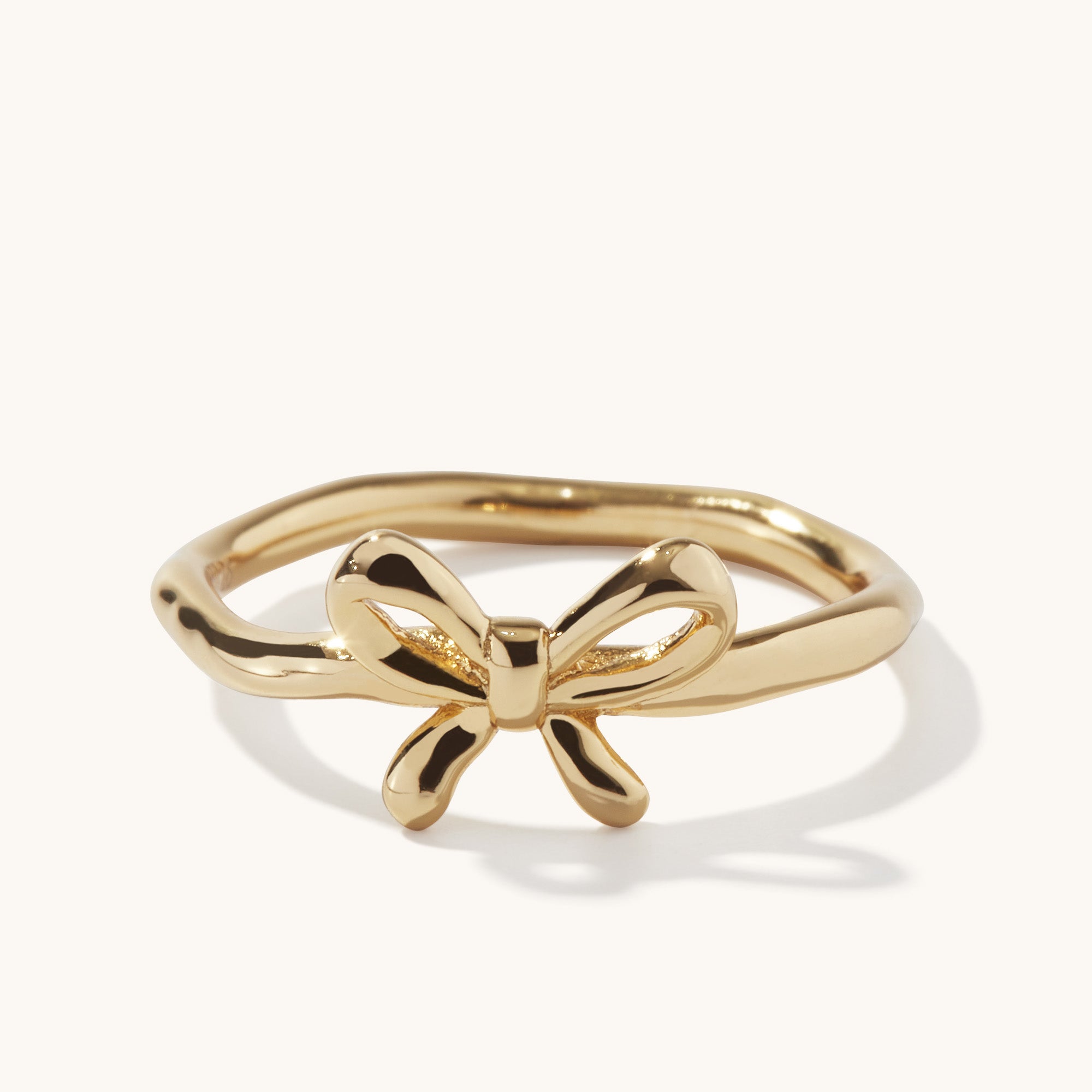 Bow Ring Gold – Muru Jewellery