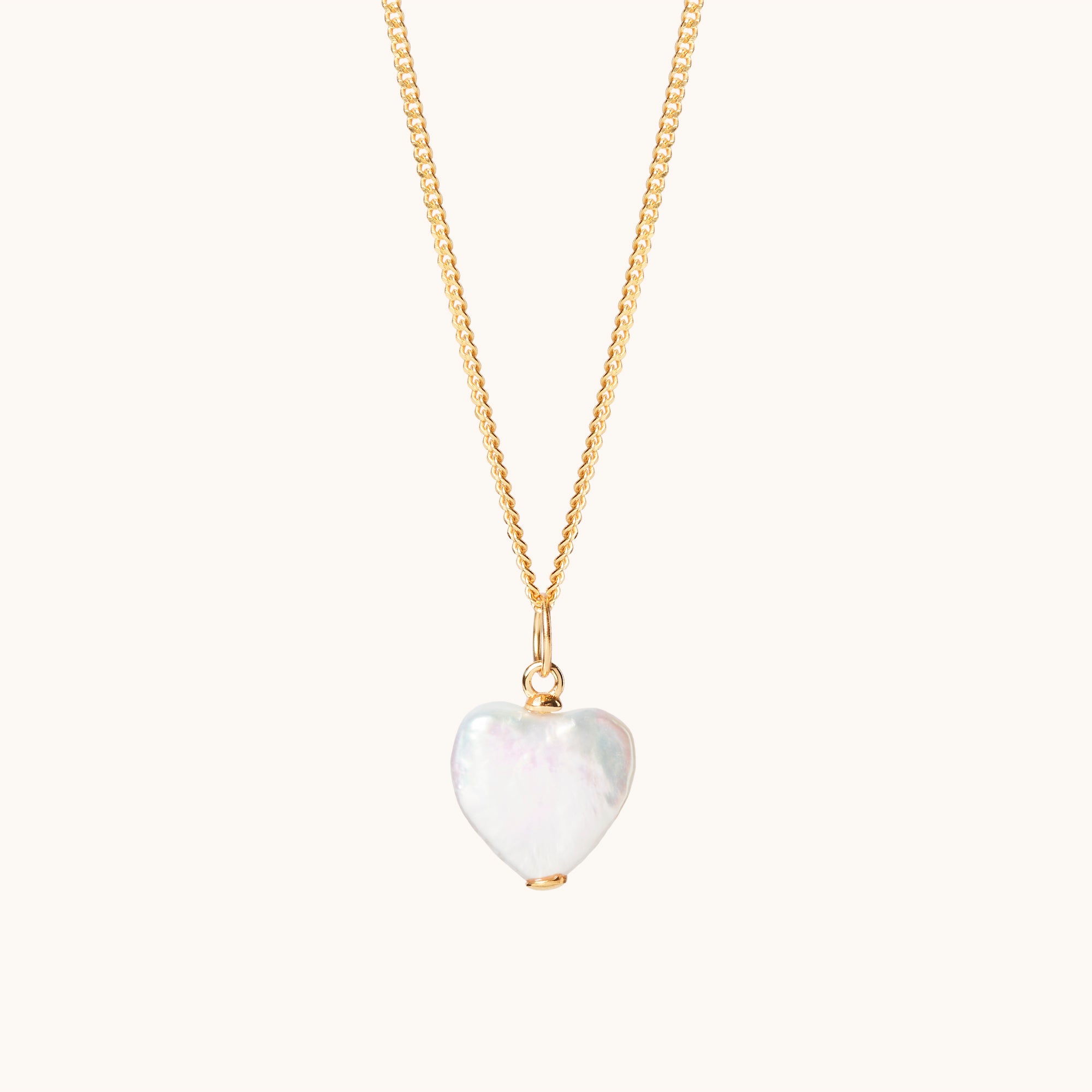 Heart Pearl Necklace main image 1