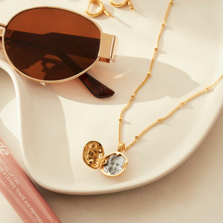 Organic Locket Gold