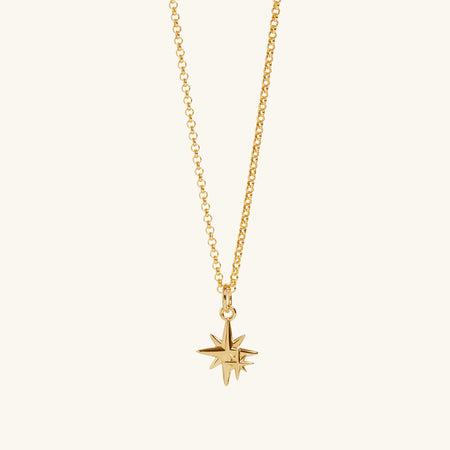 Mother and Child Mini Necklace Gold