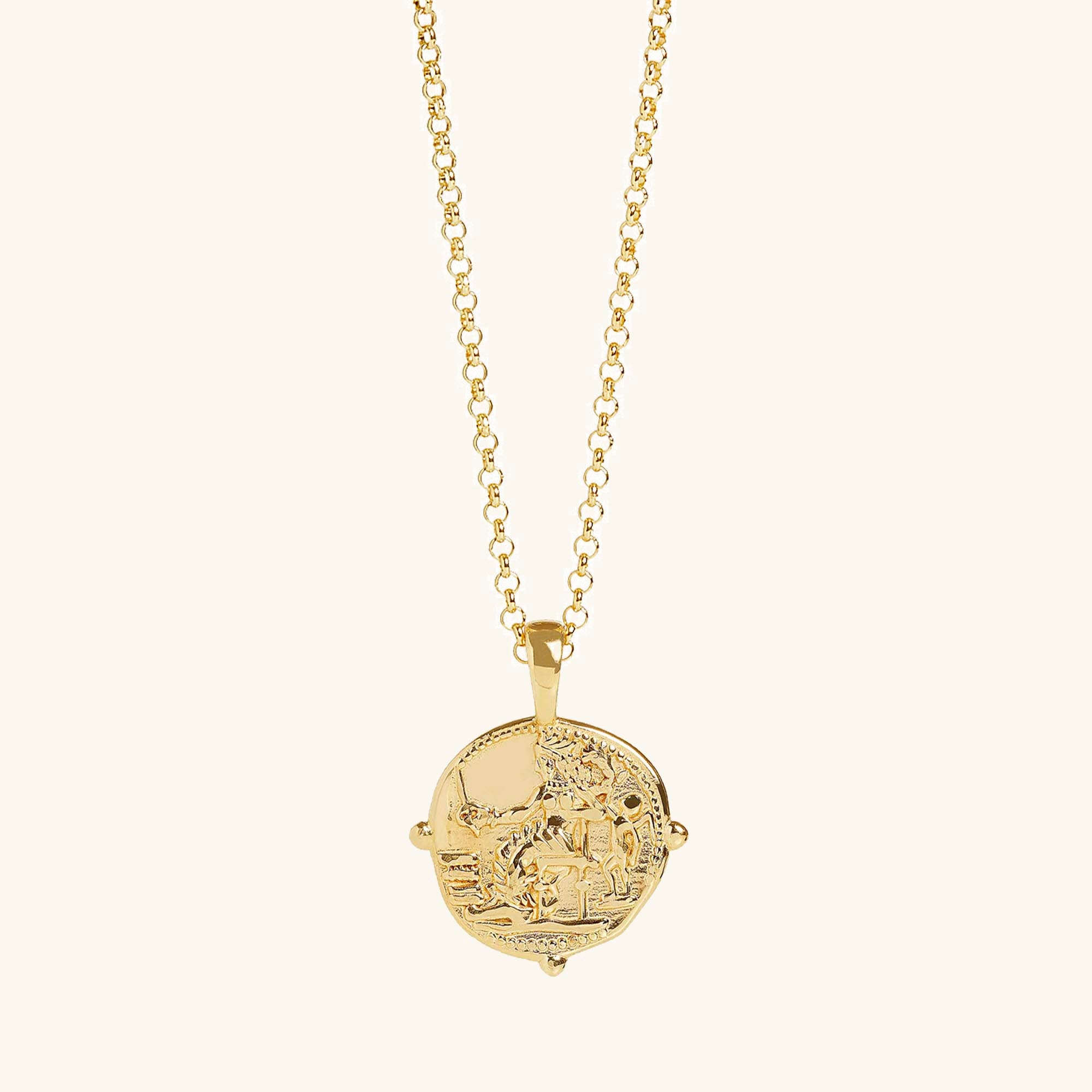 Aphrodite coin outlet necklace