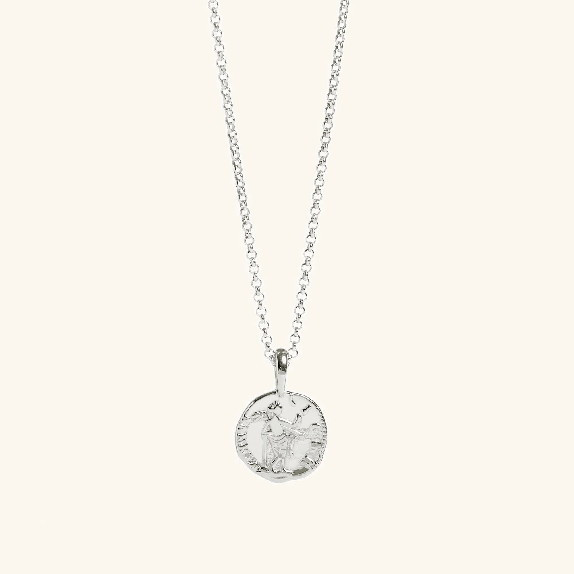 Roman Coin Necklace Silver Sterling Silver Necklaces Muru