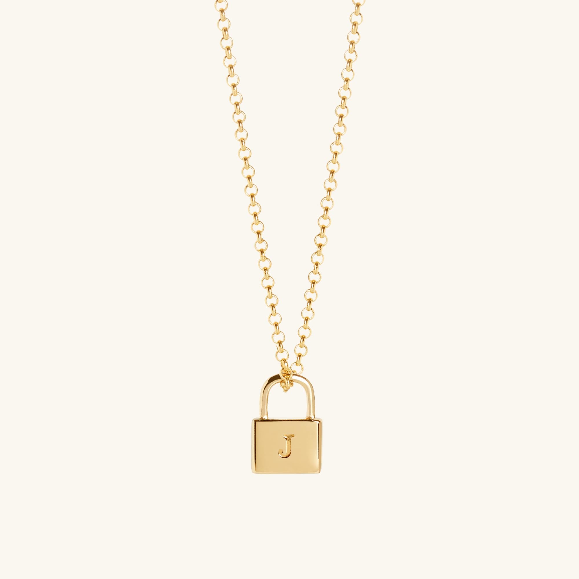 Padlock, 18ct Gold-Plated Vermeil On Sterling Silver, Women's