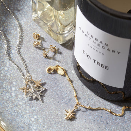 Mother and Child Bead Bracelet Gold