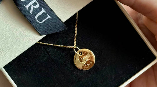 demi fine personalised necklace in a gift box