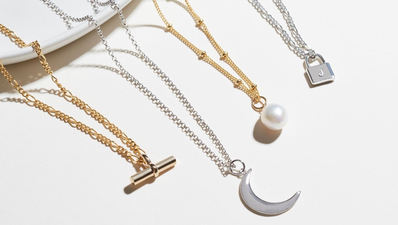 SILVER AND GOLD PENDANTS
