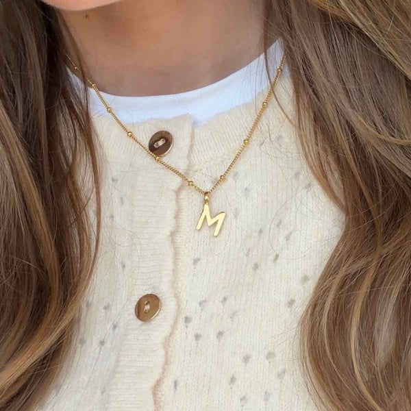 Letter Pendant Silver