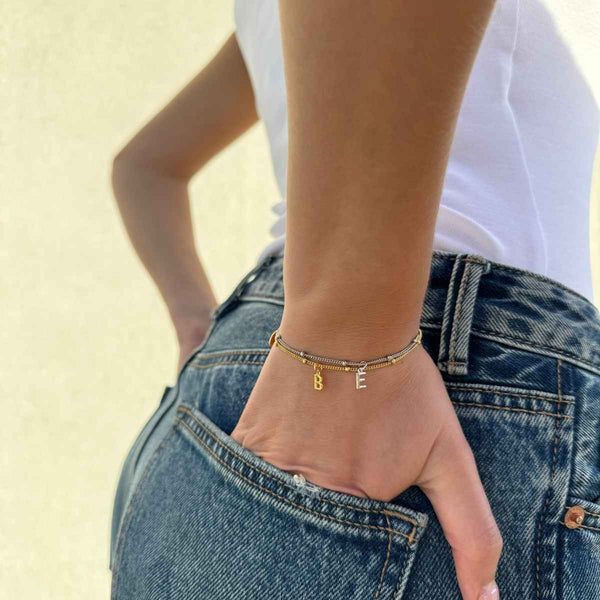 Little Love Letter Bracelet Gold