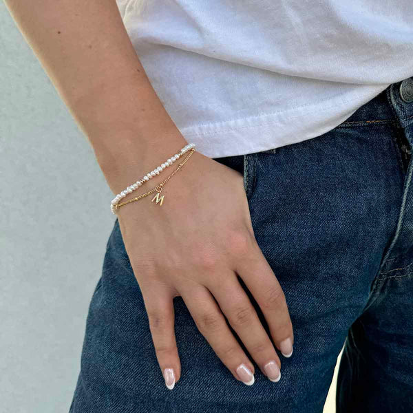 Little Love Letter Bracelet Gold