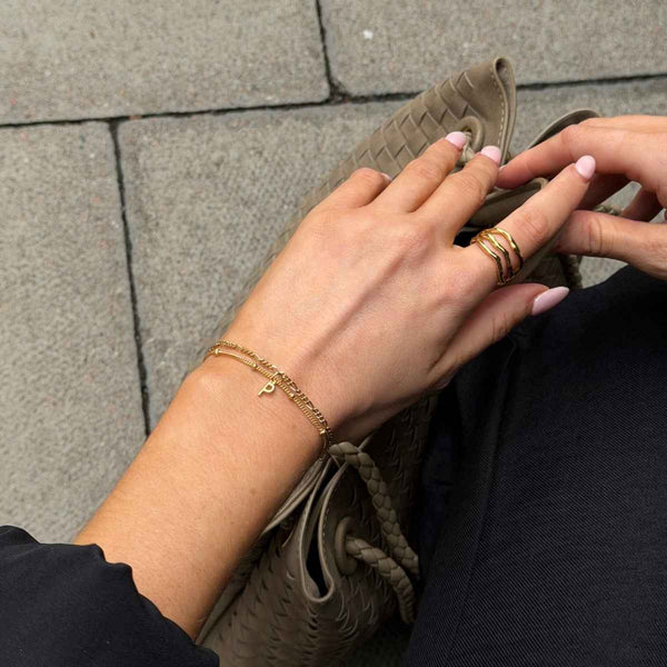 Little Love Letter Bracelet Gold