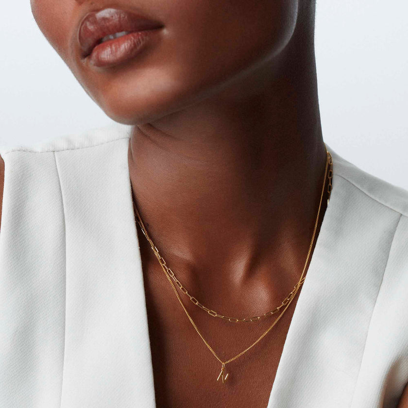 Little Letter Layering Set Gold – Muru Jewellery