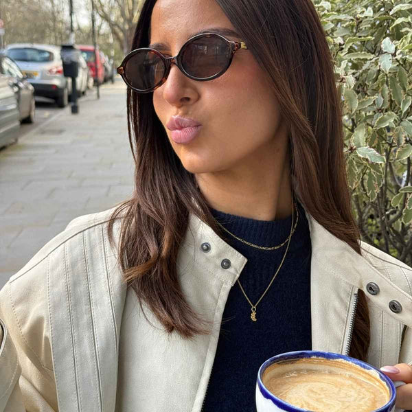 Croissant Necklace Silver