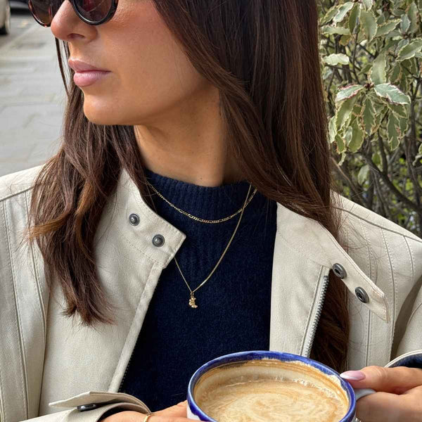 Croissant Necklace Silver