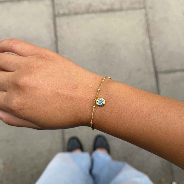 Birthstone Bracelet Silver