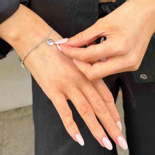 Birthstone Bracelet Silver