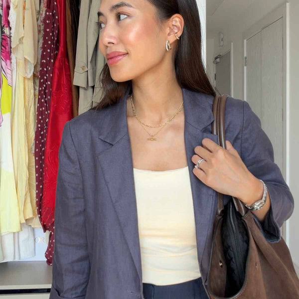 T Bar Layering Set Gold